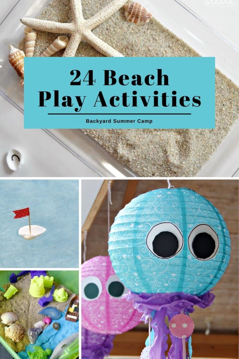 24 Sand and Beach Themed Activities for Kids - Backyard Summer Camp