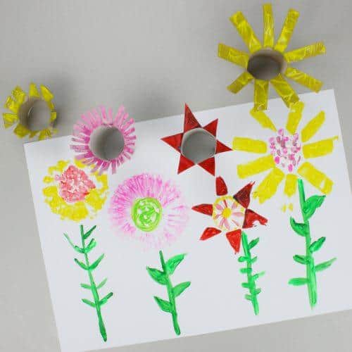 Printed flowers on paper from Emma Owl.