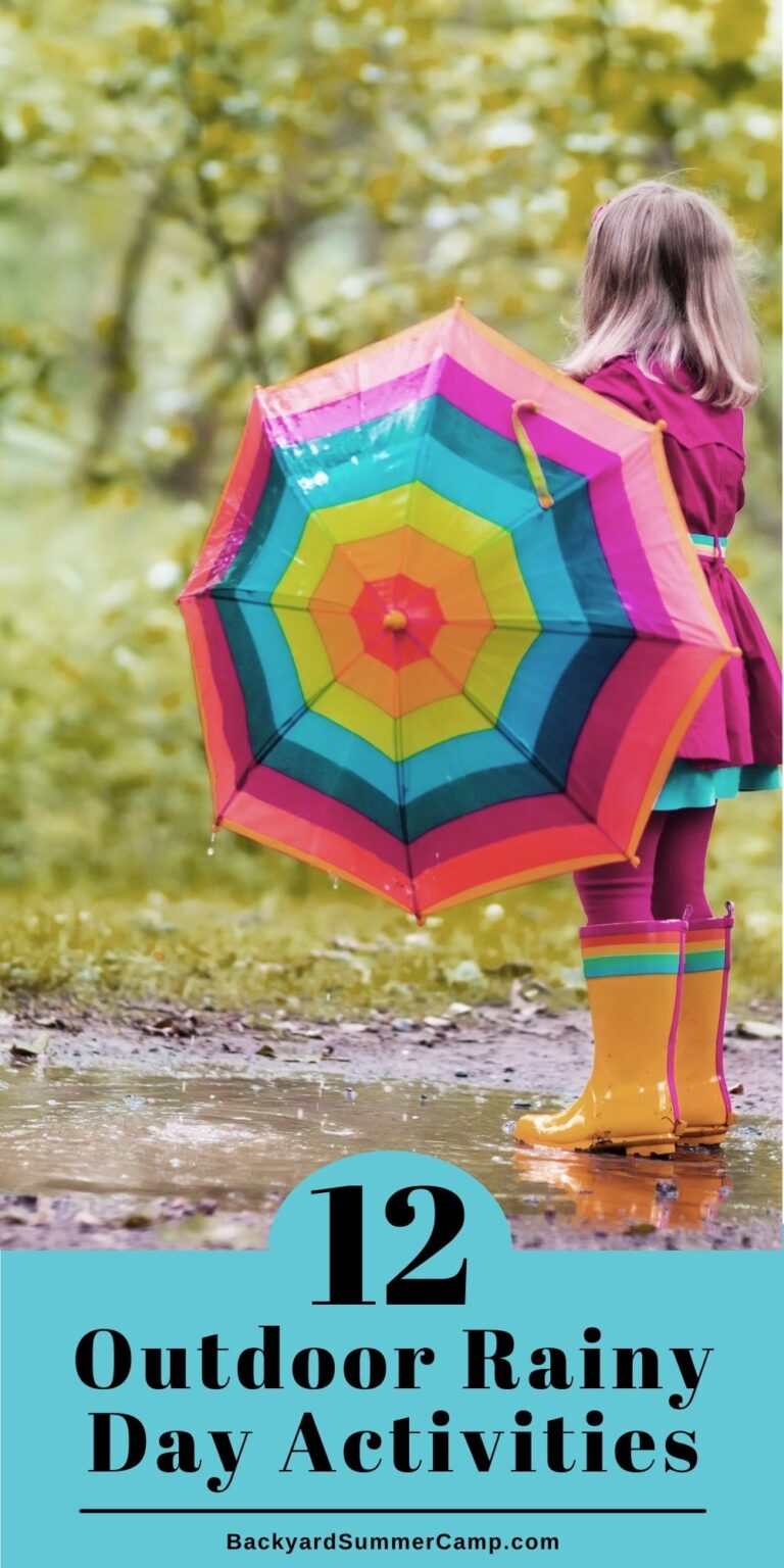 12 Outdoor Rainy Day Activities for Kids - Backyard Summer Camp