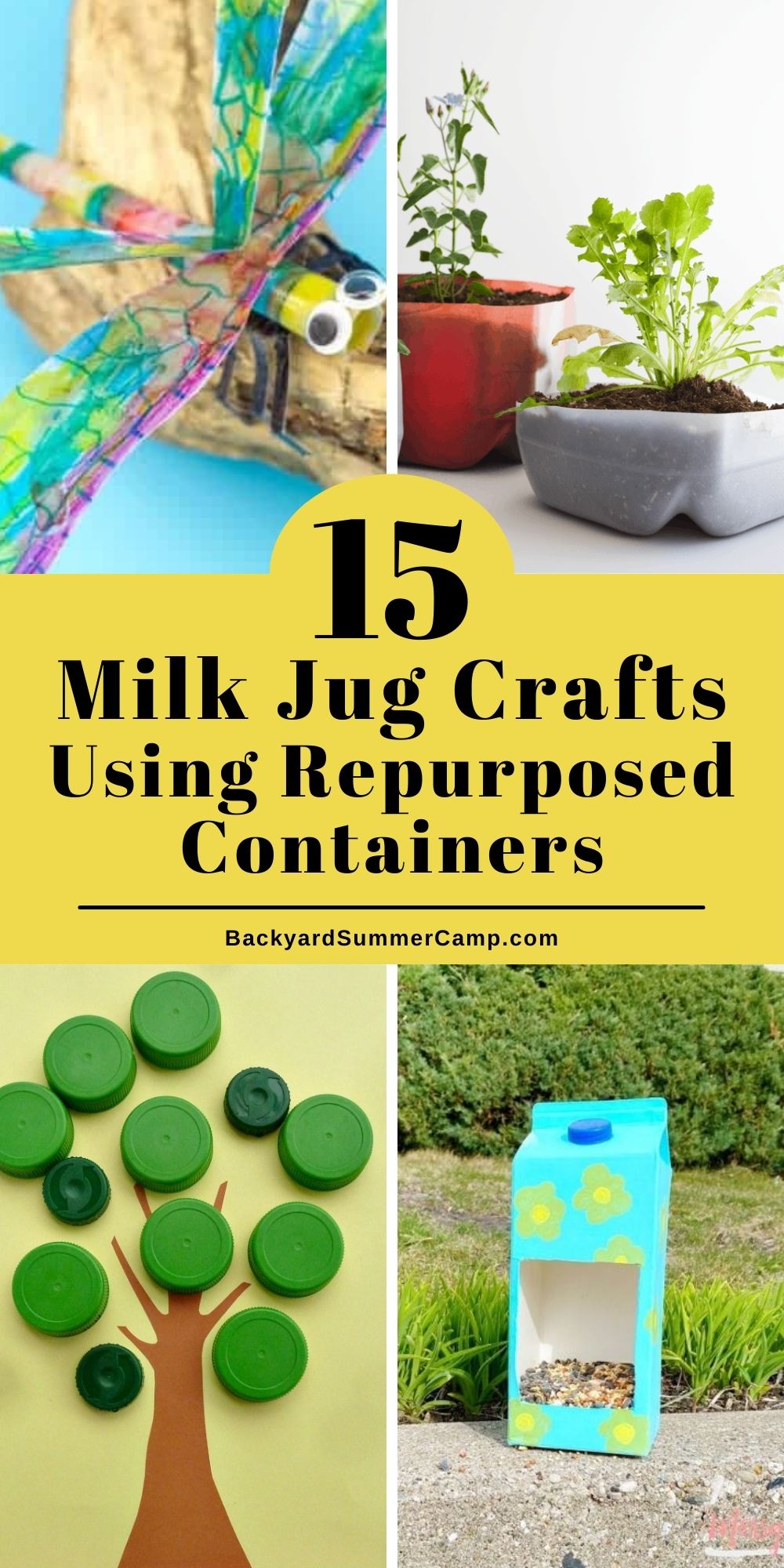 Upcycled Milk Jugs - How To