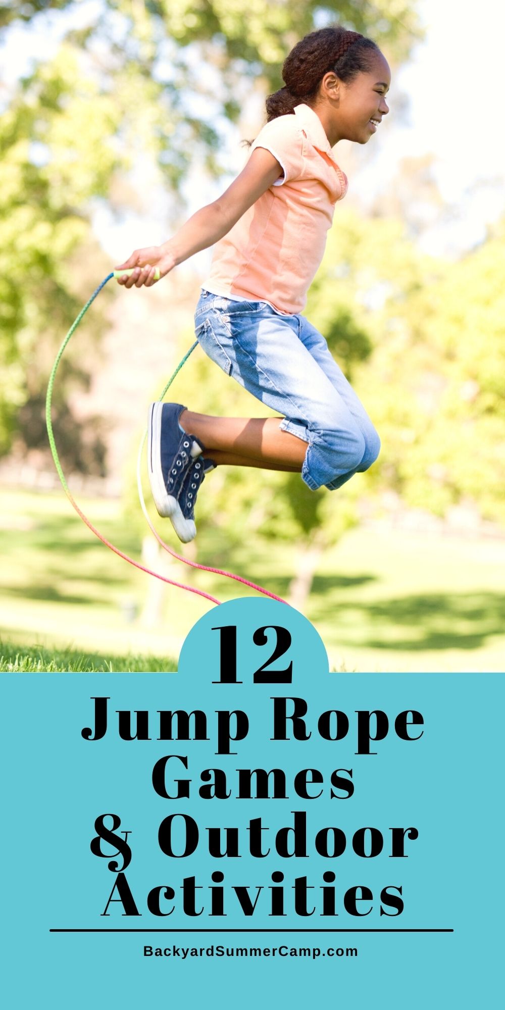 Kids Jump Rope – 7' – Blue