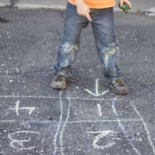 chalk maze
