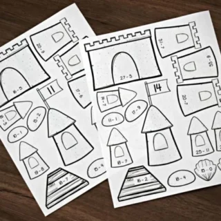 sandcastle counting games