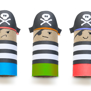 cardboard tube pirate