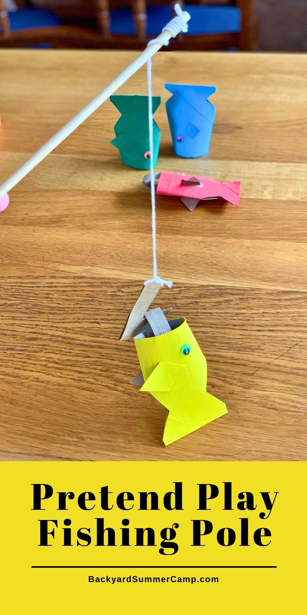 Pretend play fishing pole.