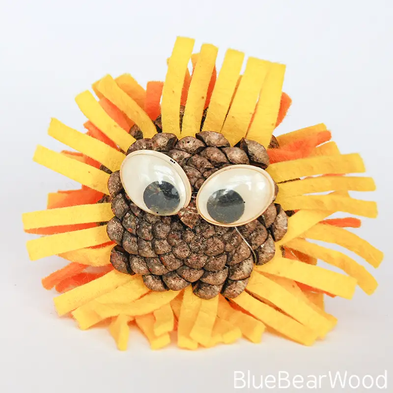 Image for Super Easy And Portable Pine Cone Animal Craft